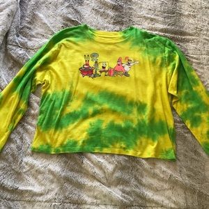 Tie dye spongebob shirt. XXL